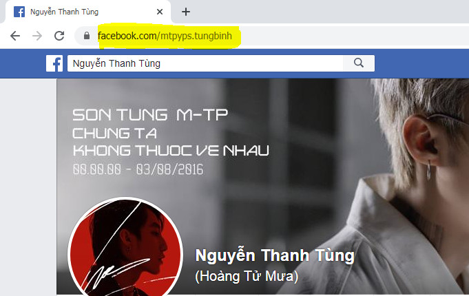 cach lay link facebook